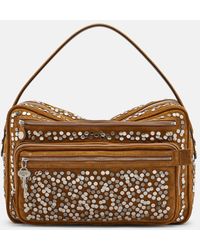 Acne Studios - Camero Camera Large Suede Shoulder Bag - Lyst