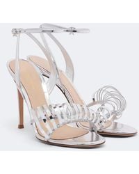 Gianvito Rossi - Metallic Leather Sandals - Lyst