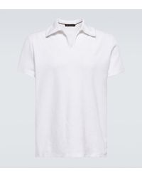 Loro Piana - Cotton And Silk Polo Shirt - Lyst