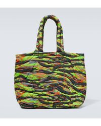 ERL - Camouflage Quilted Tote Bag - Lyst