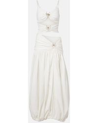 Christopher Esber - Orbit Cutout Ruched Jersey Maxi Dress - Lyst
