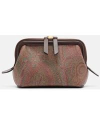 Etro - Arnica Paisley Canvas Jacquard Clutch - Lyst