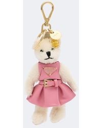 Prada - Teddy Bag Charm - Lyst