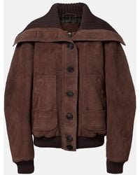The Attico - Chaqueta Bomber Oversized De Ante - Lyst
