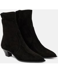 Aquazzura - Brunswick 45 Suede Ankle Boots - Lyst