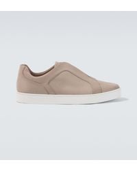 Manolo Blahnik - Agilio Suede Sneakers - Lyst