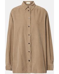 The Row - Sisilia Cotton Corduroy Shirt - Lyst