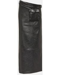 AYA MUSE - Atyri Coated Midi Skirt - Lyst