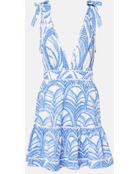 Poupette - Abito Corto Con Stampa - Lyst