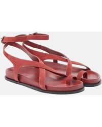 A.Emery - Jalen Slim Suede Sandals - Lyst