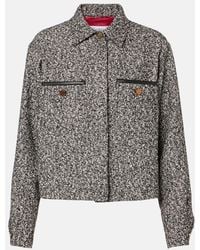 Max Mara - Demien Wool-Blend Tweed Jacket - Lyst