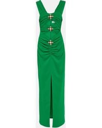 Self-Portrait - Embellished Cutout Crepe Gown - Lyst