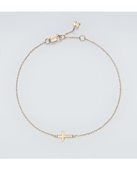 Mateo - Mini Cross 14Kt Bracelet - Lyst