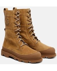 Moncler - Bottines Vera En Daim - Lyst