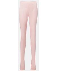 Gucci - Silk-Blend Faille Leggings - Lyst