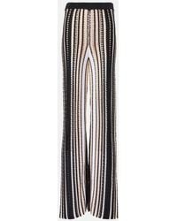 Missoni - Pantalones Rectos De Mezcla De Algodon - Lyst