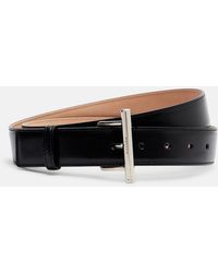 McQueen - T-Bar Hip Leather Belt - Lyst