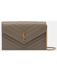 Saint Laurent - Cartera Con Cadena Cassandre De Piel Matelasse - Lyst