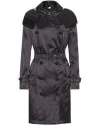Burberry Detachable Hood Econyl® Trench Coat - Black