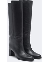 Jimmy Choo - Caly Leather Knee-High Boots - Lyst