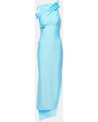 Coperni - Floral-applique Cutout Maxi Dress - Lyst
