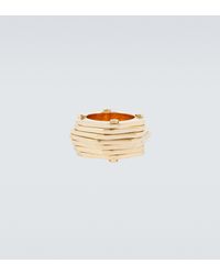 Bottega Veneta Vergoldeter Ring Layers aus Sterlingsilber - Mettallic