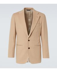 Saman Amel - Camel Hair Suit Jacket - Lyst