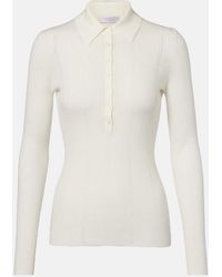 Gabriela Hearst - Sophia Wool Polo Sweater - Lyst
