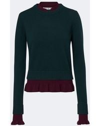 Acne Studios - Layered Wool Sweater - Lyst