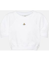 Vivienne Westwood - T-shirt Orb raccourci en coton a logo - Lyst