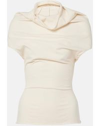 Rick Owens - Top Aus Baumwoll-Jersey - Lyst