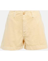 Polo Ralph Lauren - Mid-rise Cotton Shorts - Lyst
