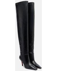 AMINA MUADDI - Jamie 80 Leather Over-The-Knee Boots - Lyst