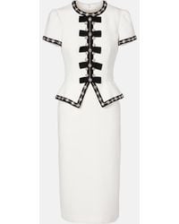 Jenny Packham - Bisou Crystal-Embellished Midi Dress - Lyst