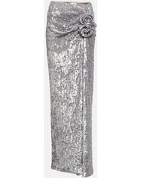 Magda Butrym - Gonna Lunga Con Paillettes - Lyst