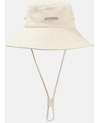 Jacquemus - De-Nimes Linen And Cotton Denim Bucket Hat - Lyst