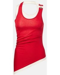 Jean Paul Gaultier - Top Aus Baumwoll-Jersey - Lyst