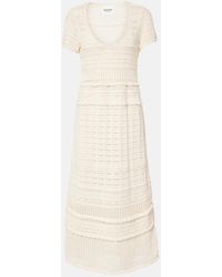 Isabel Marant - Aurore Knitted Cotton Midi Dress - Lyst