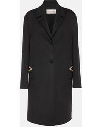 Valentino - Wool And Cashmere Coat - Lyst