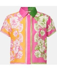 FARM Rio - Mixed Scarves Floral Elegance Cotton Shirt - Lyst