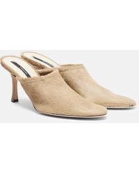 Christen - Elipse 75 Calf Hair Mules - Lyst
