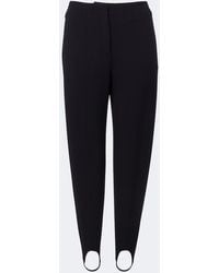 Loewe - Wool-Blend Stirrup Pants - Lyst