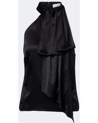 Nina Ricci - Silk-Blend Satin Top - Lyst