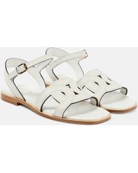 Tod's - Catena Leather Sandals - Lyst