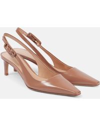 Gianvito Rossi - Lindsay 55 Patent Leather Slingback Pumps - Lyst