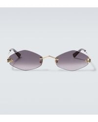 Cartier - Panthere De Cartier Oval Sunglasses - Lyst