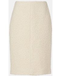 The Row - Malva Wool Midi Skirt - Lyst