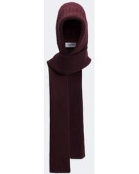 Yves Salomon - Ribbed-Knit Wool And Cashmere Hood - Lyst