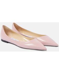 Jimmy Choo - Love Leather Ballet Flats - Lyst