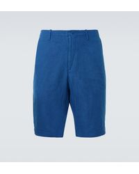 Fedeli - Ajaccio Linen Bermuda Shorts - Lyst